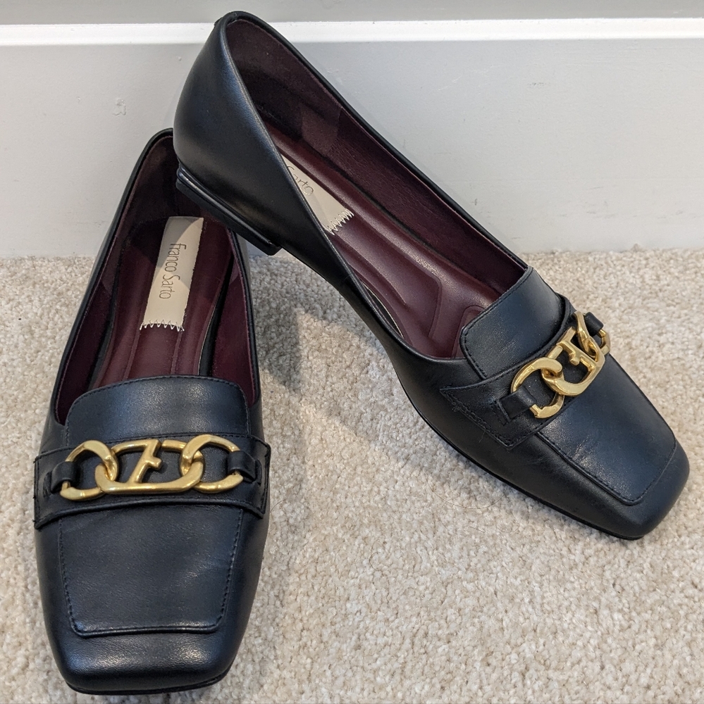 Franco Sarto Tiari square toe loafer flats